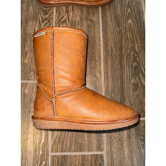 Bearpaw Women's size 7.5 Chestnut Leather Boots Excellent condition - Picture 3 of 7